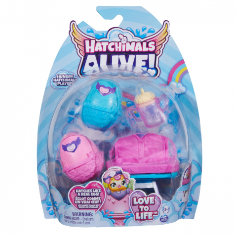 Jucarii 3-5 ani - Hatchimals Alive Set Roz