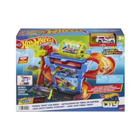 Jucarii educative - Mattel-Hot Wheels City Color Shifters Spalatoria
