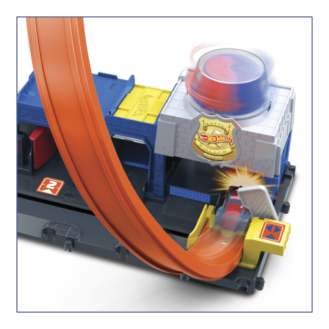 Mattel-Hot Wheels City Set De Joaca Super Statie De Politie [6]