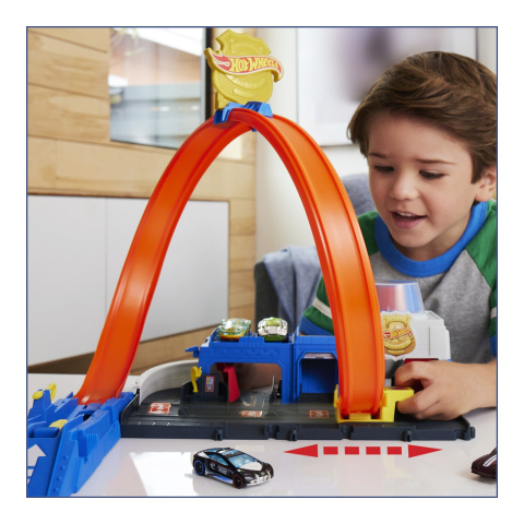 Mattel-Hot Wheels City Set De Joaca Super Statie De Politie [4]