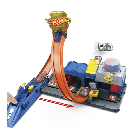 Mattel-Hot Wheels City Set De Joaca Super Statie De Politie [5]