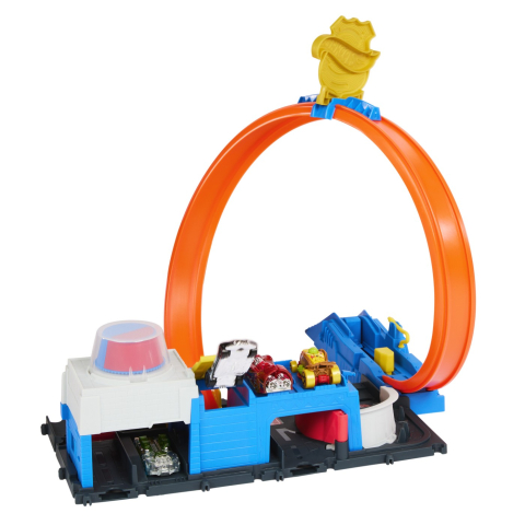 Mattel-Hot Wheels City Set De Joaca Super Statie De Politie [1]