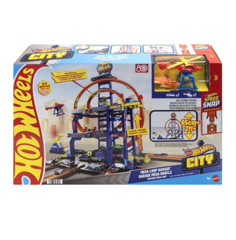 Oktató játékok - Hot Wheels City Set Mega Garajul