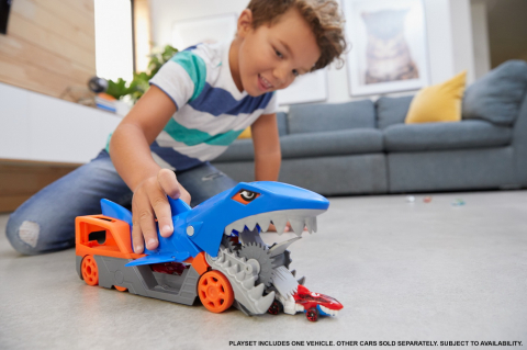 Hot Wheels Transportator Rechin Cu Masinuta Inclusa [2]