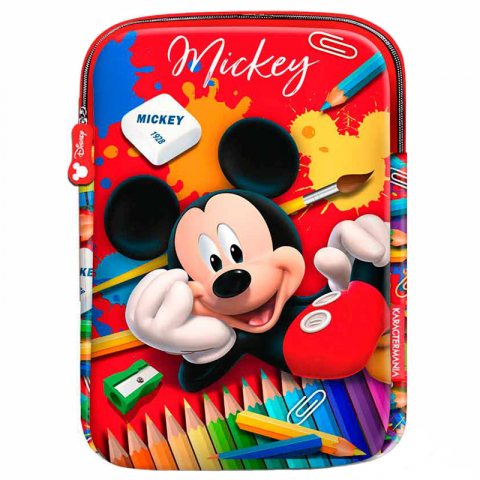 Jucarii sub 50 RON - Karactermania-Husa pentru tableta Mickey Mouse Crayons, 20x28.5x1.5 cm