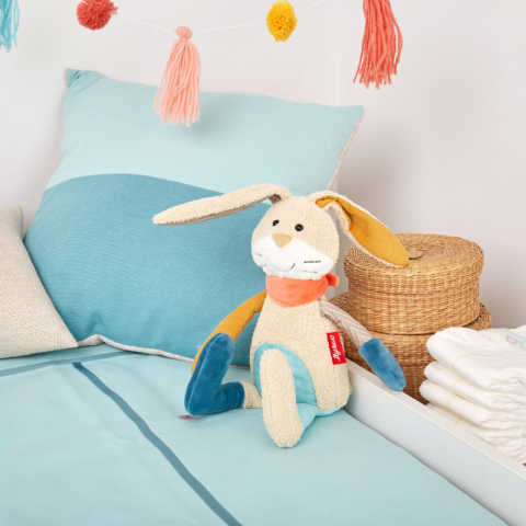 Sigikid-Iepurasul de plus Patchwork Sweety Yellow, Sigikid [1]