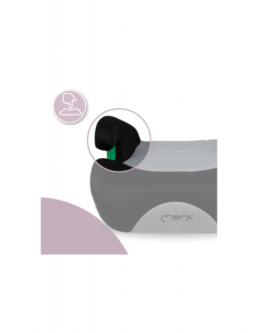 Inaltator auto cu isofix, i-size 135-150 cm , Momi Venko - Grey [3]