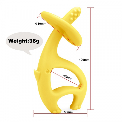 Mombella-INEL GINGIVAL DIN SILICON, MOMBELLA - ELEFANT GALBEN [1]