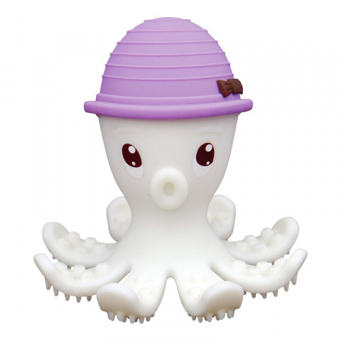 Jucarii 0-12 luni - Mombella-INEL GINGIVAL DIN SILICON, MOMBELLA - OCTOPUS MOV