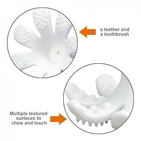 Mombella-INEL GINGIVAL DIN SILICON, MOMBELLA - OCTOPUS ORANGE [3]