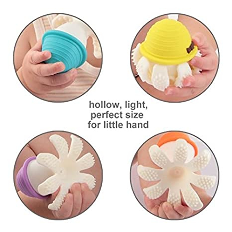 Mombella-INEL GINGIVAL DIN SILICON, MOMBELLA - OCTOPUS ROSU [3]