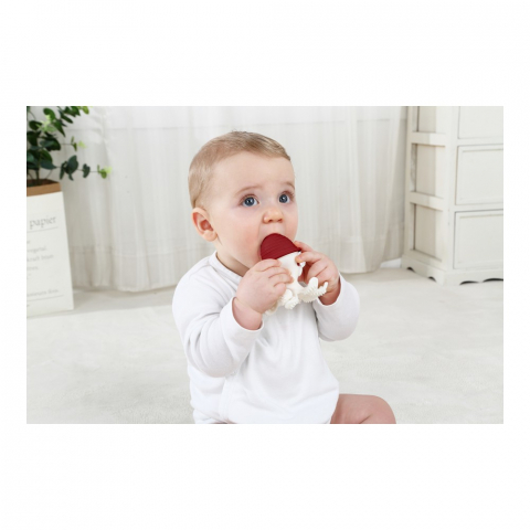 Mombella-INEL GINGIVAL DIN SILICON, MOMBELLA - OCTOPUS ROSU [1]