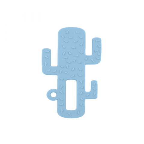 Jucarii 0-12 luni - Minikoioi-Inel gingival Minikoioi, 100% Premium Silicone, Cactus – MIneral Blue