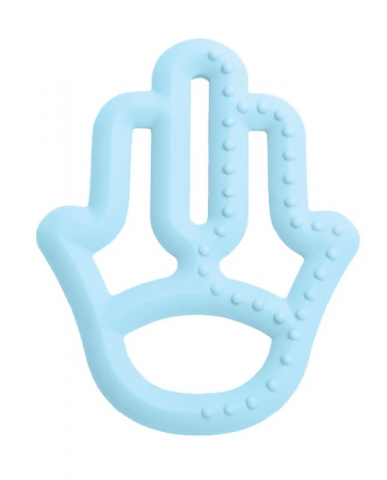 Játékok 0-12 hónaposoknak - Inel Gingival Minikoioi, 100% Premium Silicone – Mineral Blue