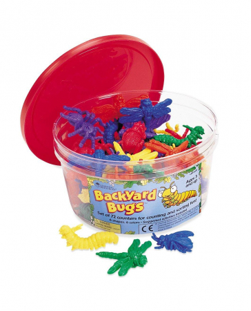Learning Resources - Learning-Resources-Insecte-de-gradina-pentru-numarat-set-72-buc