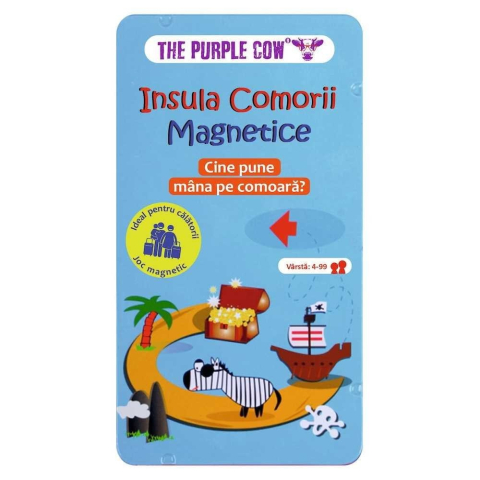 Jucarii educative - Purple Cow-Insula Comorii Magnetice