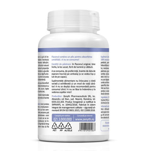 Zenyth-Inulin FOS pulbere, 120 g, Zenyth [1]