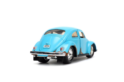 Jada Disney Stitch Set Figurina Stitch Si Masinuta Metalica Volkswagen Beetle Scara 1 La 32 [2]
