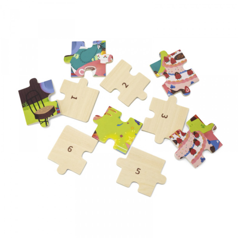 Jigsaw Puzzle 24 piese - Petrecere aniversara, Viga [1]