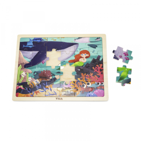 Jigsaw Puzzle 24 piese - Viata marina, Viga [2]
