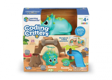 Jucarii cu Dinozauri - Learning-Resources-Joc-codare-Dinozaurii-jucausi