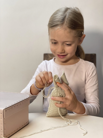 Joc creativ de crosetat iepuras, Egmont Toys [2]