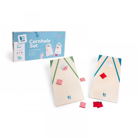 Jucarii 3-5 ani - BS Toys-Joc de aruncare la tinta Saculetii cu porumb, BS Toys