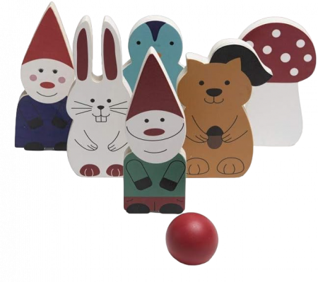 Kerti játékok - BS Toys-Joc de bowling Prietenii padurii