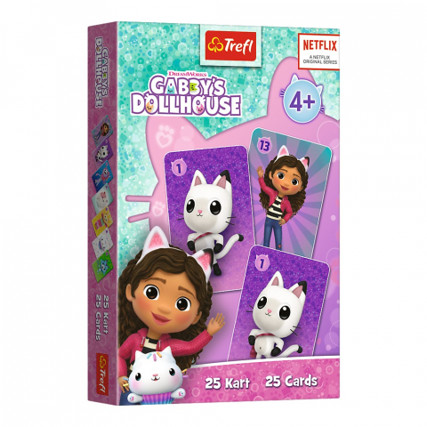 Jucarii sub 50 RON - Joc De Carti Pacalici Gabbys Dollhouse