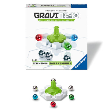 Játékok 6-8 éveseknek - Joc de constructie Gravitrax Balls & Spinner, Titirez, set de accesorii, multilingv incl. RO