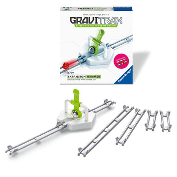 Jucarii 6-8 ani - Ravensburger-Joc de constructie Gravitrax Hammer, Ciocan, set de accesorii, multilingv incl. RO