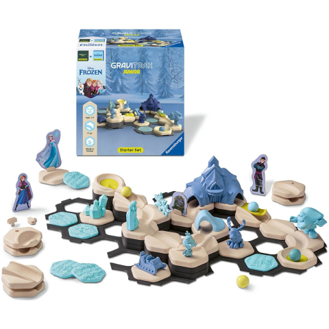Joc de constructie Gravitrax Junior - Frozen - Set de baza Gravitrax Junior + extensia Disney - Regatul de Gheata [1]