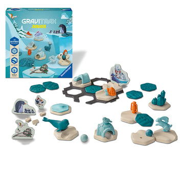 Játékok 3-5 éveseknek - Joc de constructie Gravitrax Junior - Ice - Set de accesorii, Lumea Inghetata