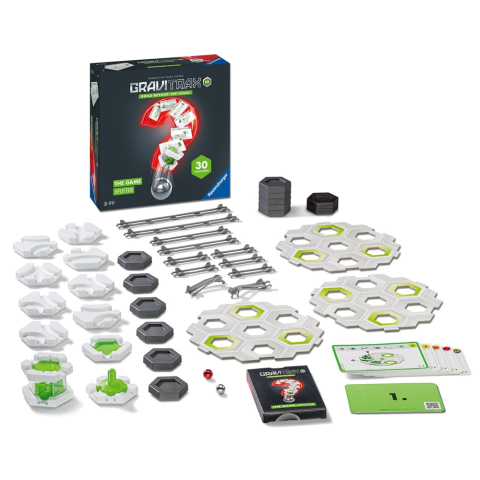 Joc de constructie Gravitrax PRO - The Game Splitter, set de baza cu 44 piese si 30 de provocari incluse [2]