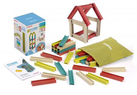 Játékok 2 éves kortól - Miniland Joc de constructii cu Sine ECO