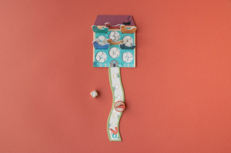 Londji-Joc de cooperare Cluck, cluck the fox, editia de buzunar, Londji [1]