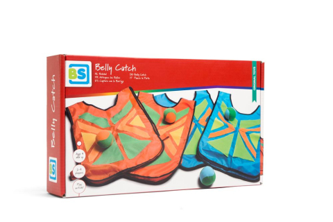 Oktató játékok - Joc de coordonare cu veste cu scai pentru copii Belly Catch -  4 veste copii - jocuri de exterior - BS Toys