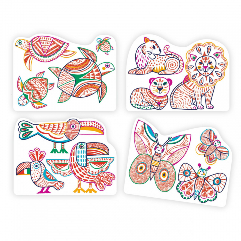Djeco-Joc de desenat Familii de animale, Djeco [3]