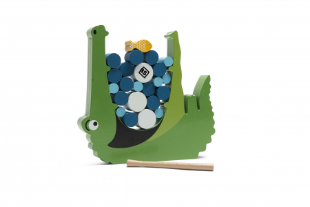 Kerti játékok - BS Toys Joc de echilibru Crocodil