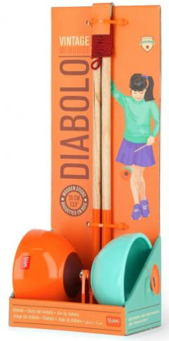 Jucarii educative - Eureka!-Joc de indemanare Diabolo Professional Set - Portocaliu