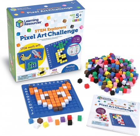 Iskolai felszerelések - Learning Resources Joc de logica STEM - Arta Pixel