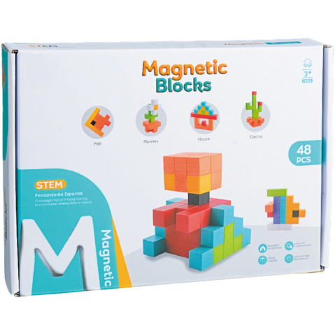 Oktató játékok - Joc de logica STEM magnetic - Modele 3D