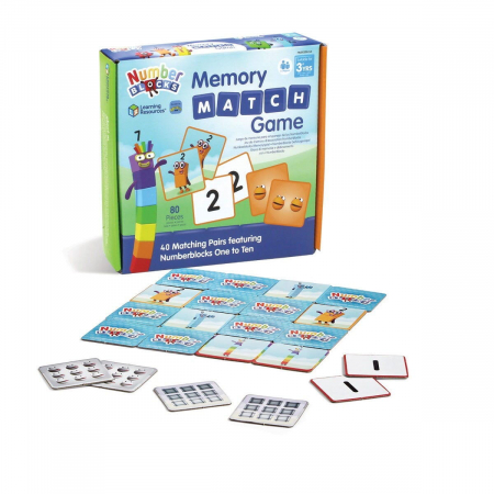 Jucarii 3-5 ani - Hand2Mind Joc de memorie - Numberblocks