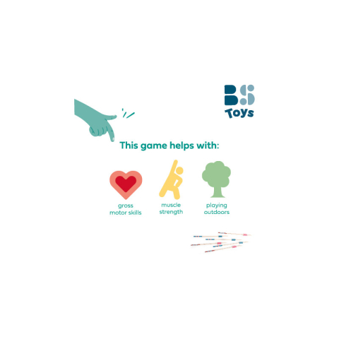 Joc de motricitate Aruncarea sulitei, BS Toys [9]