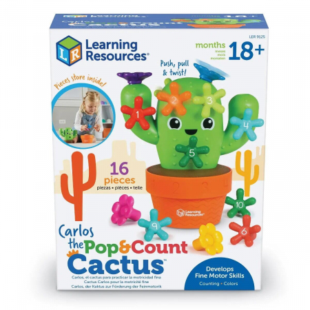 Cadouri copii 2 ani - Learning Resources Joc de potrivire cu numere - Cactusul Carlos