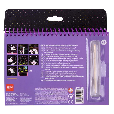 Apli-Joc de razuit Magic APLI, cu unicorn [1]