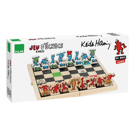 Oktató játékok - Vilac-Joc de sah Keith Haring
