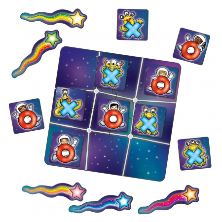 Cadouri copii - Orchard Toys Joc de societate Astronauti si Extraterestii X si 0 ASTRONAUTS AND CROSSES