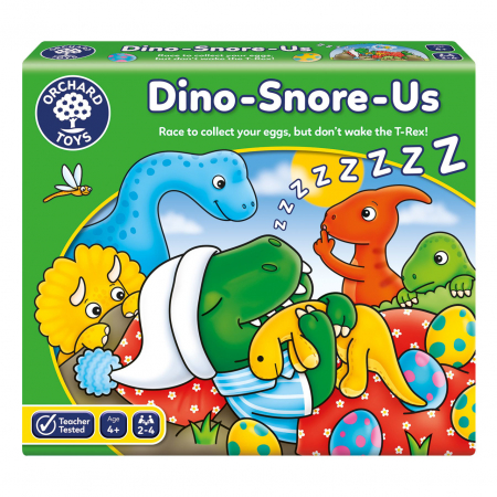 Olcsó ajándékok gyerekeknek - Orchard-Toys-Joc-de-societate-Dinozauri-care-Sforaie-DINO-SNORE-US