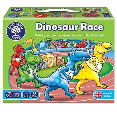 Óvodai anyagok - Orchard-Toys-Joc-de-societate-Intrecerea-dinozaurilor-Dinosaur-Race